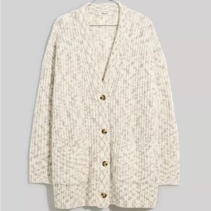 Madewell Space-Dye Cowen Cardigan Sweater